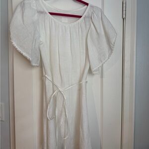 Elegant White Women's Dress